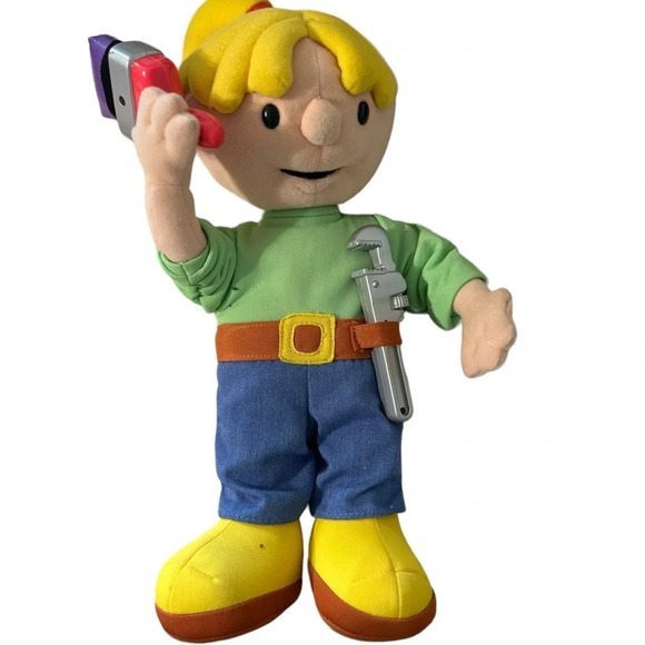 Bob the Builder Talking Music WENDY Plush Doll Playskool Paintbrush Painter 14” - Picture 1 of 2